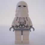 Snowtrooper, Light Bluish Gray Hips, Neck Bracket with Printed 1 x 1 Tile and 1 x 1 Plate with Clip Light, Kama
