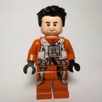 Poe Dameron, Dark Orange Pilot Outfit, Hair