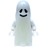 Ghost - Glow in the Dark, Brick Built Legs, 3626b