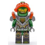 Aaron Fox with Trans-Neon Orange Visor and Silver Armor