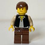 Han Solo, Black Vest, Yellow Skin, Brown Legs