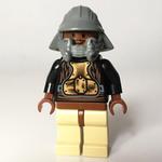 Lando Calrissian, Skiff Guard Disguise, Dark Bluish Gray Helmet