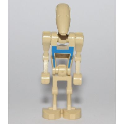 Battle Droid Pilot, Blue Printed Torso, Two Bent Arms