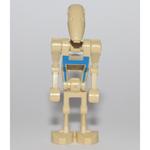 Battle Droid Pilot, Blue Printed Torso, Two Bent Arms