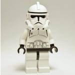 Clone Trooper, Phase II Armor, Plain Black Head, Black Mouth