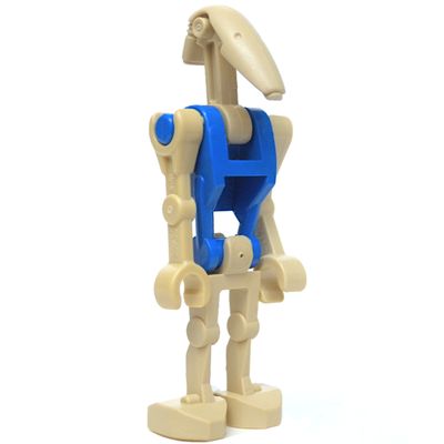 Battle Droid Pilot, Blue Torso, One Bent Arm, One Straight Arm