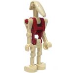 Battle Droid Security, Dark Red Torso, One Bent Arm, One Straight Arm