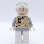 Rebel Trooper in Hoth Uniform, White Hat, Tan Jacket (46304 Goggles)