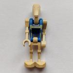 Battle Droid Pilot, Blue Torso with Tan Print, One Bent Arm, One Straight Arm