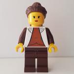 Princess Leia, Cloud City Outfit, Yellow Skin, Dark Orange Shirt