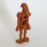 Battle Droid, Dark Orange, One Straight Arm, One Bent Arm, 1 x 2 Plate on Back