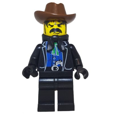 Bandit - Western, Black Jacket, Black Handkerchief, Brown Hat