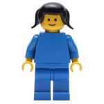 Woman - Blue Torso, Blue Legs