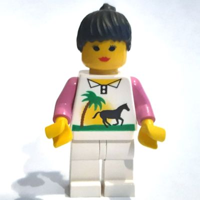 Woman - White Torso with Horse, White Legs