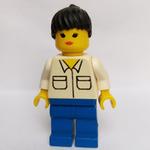 Woman - White Torso/Shirt, Blue Legs