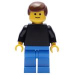 Man - Black Torso, Blue Legs, Brown Hair