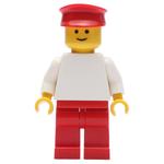 Man - White Torso, Red Legs, Red Hat