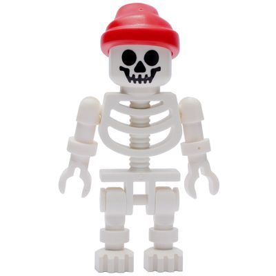 Skeleton, Standard Face, Red Bandana Hat, Ball Joint Arms