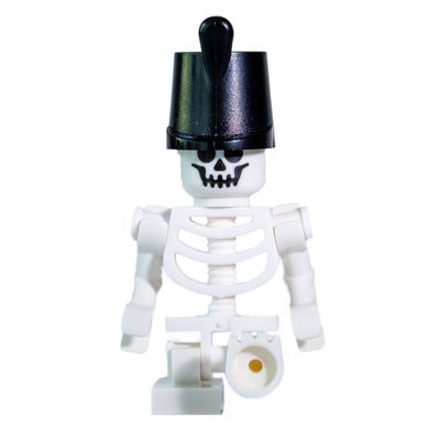 Skeleton, Standard Face, Missing 1 Leg, Imperial Guard Hat