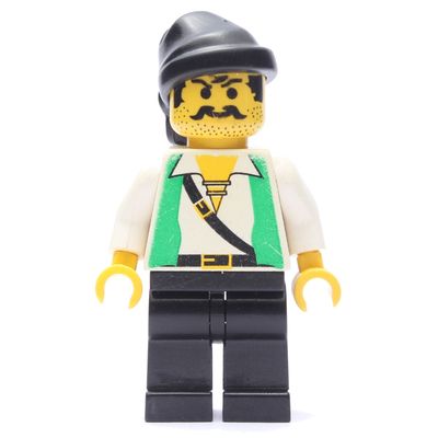 Pirate - Green Vest, Black Legs, Black Bandana