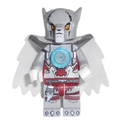 Worriz with Flat Silver Shoulder Armor, and Cape