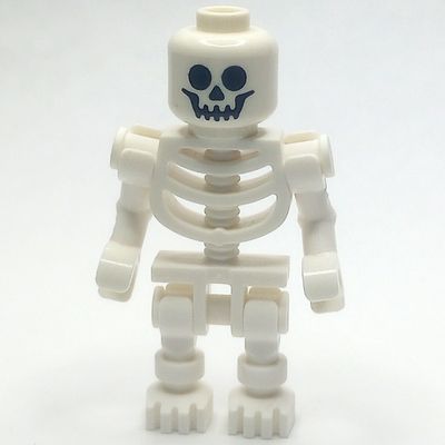 Skeleton, Standard Face, Bent Arms (60115 Torso)