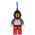 Knight (Breastplate on Red) - Red Legs, Blue Dragon Plume