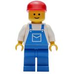 Man, Blue Overalls, Red Cap (3626b Head)