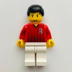 Soccer Player Red Torso, White Legs #2