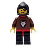 Fighter (Wolfpack) - Black Hood, Red Plastic Cape