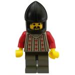 Knight (Fright Knights) - Dark Gray Legs, Black Chin-Guard
