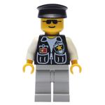 Police - Black vest, Light Gray Legs, Black Hat
