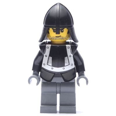 Knight (Knights Kingdom I) - Dark Bluish Gray Legs, Armor