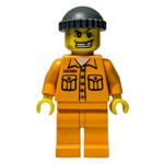 Criminal, Orange Prison Outfit with #50380, Dark Gray Hat, Gold Tooth