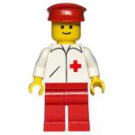 Doctor, White Jacket with Red Cross, Red Legs, Red Hat