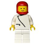 White Torso, White Legs, Red Helmet