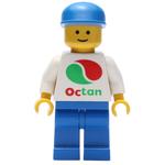 White Torso Octan, Blue Legs, Blue Cap