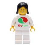 White Torso Octan, White Legs, Black Hair, Female