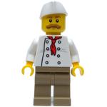 Chef, Red Neckerchief, Dark Tan Legs, Butchers Hat