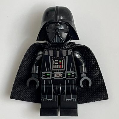 Darth Vader, White Skin, 19888 Cape, Stripes on Legs
