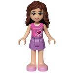 Olivia - Dark Pink Top, Medium Lavender Skirt