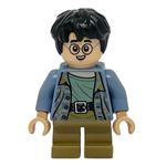 Harry Potter, Sand Blue Shirt, Short Dark Tan Legs, Dirty