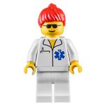 Doctor - White Torso and Legs, Red Hair Female