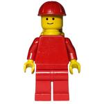 Red Torso, Red Legs, Red Helmet, Yellow Air Tanks