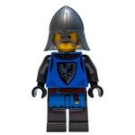Black Falcon Castle Guard - Blue Torso, Pearl Dark Grey Legs, Light Bluish Grey Mustache