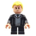 Draco Malfoy, Open Long Robes over Slytherin Sweater, Short Black Legs