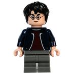 Harry Potter, Dark Blue Jacket with Zipper, Medium Dark Bluish Gray Legs