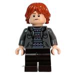 Ron Weasley, Dark Bluish Gray Jacket, Medium Dark Brown Legs