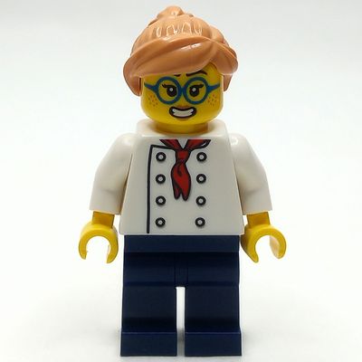 Pizza Chef, Dark Azure Glasses
