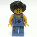 Street Musician, Medium Blue Overalls